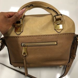Chloé Angie Handbag Medium Nut Brown